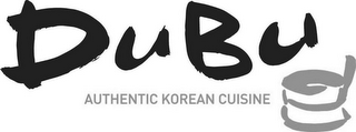 DUBU AUTHENTIC KOREAN CUISINE logo