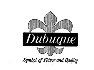 DUBUQUE SYMBOL OF FLAVOR AND QUALITY logo