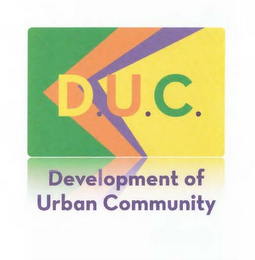 D.U.C. DEVELOPMENT OF URBAN COMMUNITY logo