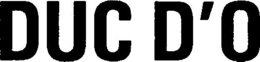 DUC D'O logo