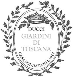 DUCCI GIARDINI DI TOSCANA CASA FONDATA NEL 1942 logo