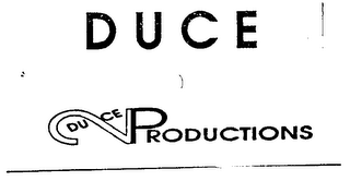 DUCE PRODUCTIONS logo