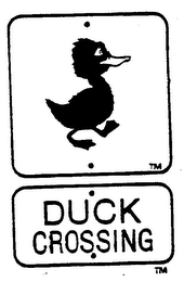 DUCK CROSSING logo