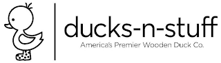 DUCKS-N-STUFF AMERICA'S PREMIER WOODEN DUCK CO. logo
