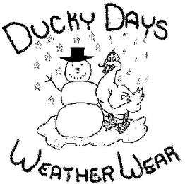 DUCKY DAYS WEATHER WEAR logo