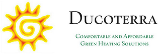 DUCOTERRA COMFORTABLE AND AFFORDABLE GREEN HEATING SOLUTIONS logo