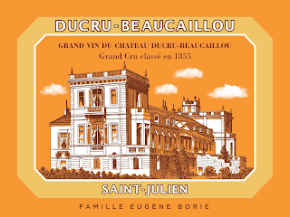 DUCRU-BEAUCAILLOU GRAND VIN DU CHATEAU DUCRU-BEAUCAILLOU GRAND CRU CLASSÉ EN 1855 SAINT-JULIEN FAMILLE EUGÈNE BORIE logo