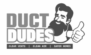 DUCT DUDES  | CLEAR VENTS | CLEAN AIR | SAFER HOMES logo