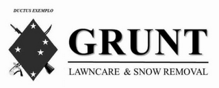 DUCTUS EXEMPLO GRUNT LAWNCARE & SNOW REMOVAL logo