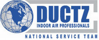 DUCTZ INDOOR AIR PROFESSIONALS NATIONAL SERVICE TEAM logo