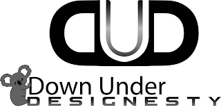 DUD DOWN UNDER DESIGNESTY logo