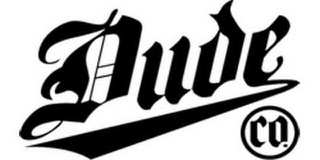 DUDE CO. logo