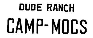 DUDE RANCH CAMP-MOCS logo