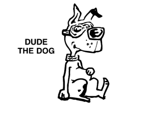 DUDE THE DOG logo