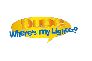 DUDE, WHERE'S MY LIGHTER? logo