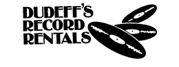 DUDEFF'S RECORD RENTALS logo