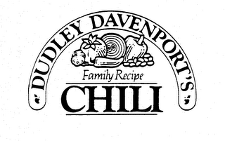 DUDLEY DAVENPORT'S FAMILY RECIPE CHILI logo
