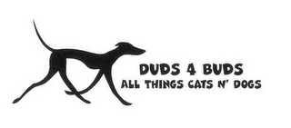 DUDS 4 BUDS ALL THINGS CATS N' DOGS logo