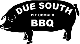 DUE SOUTH PIT COOKED BBQ logo