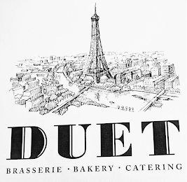 DUET BRASSERIE BAKERY CATERING logo
