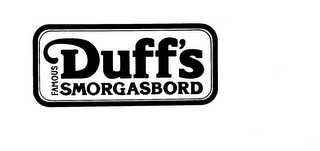 DUFF'S FAMOUS SMORAGASBORD logo