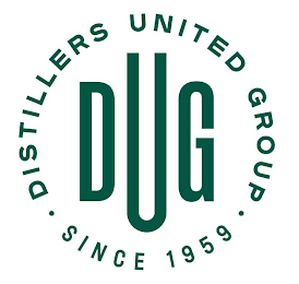 DUG DISTILLERS UNITED GROUP • SINCE 1959 • logo