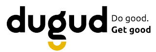 DUGUD DO GOOD. GET GOOD logo