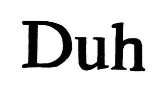 DUH logo
