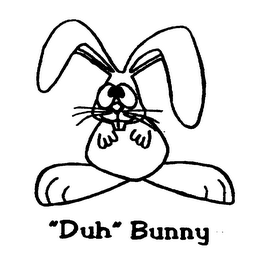 "DUH" BUNNY logo