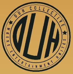DUH COLLECTIVE WHERE ENTERTAINMENT UNITES DUH logo