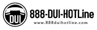 DUI 888-DUI-HOTLINE WWW.888DUIHOTLINE.COM logo