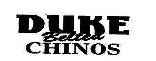 DUKE BELTED CHINOS logo