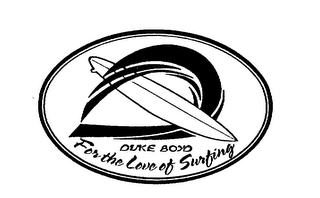 DUKE BOYD FOR THE LOVE OF SURFING logo