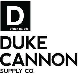 DUKE CANNON SUPPLY CO. D STOCK NO 005 logo