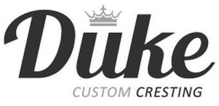DUKE CUSTOM CRESTING logo