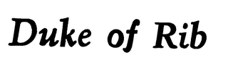 DUKE OF RIB logo