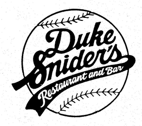 DUKE SNIDER'S RESTAURANT AND BAR logo