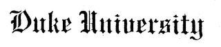 DUKE UNIVERSITY logo