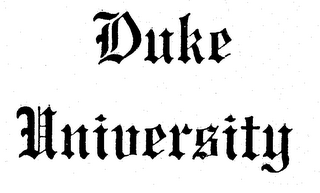 DUKE UNIVERSITY logo