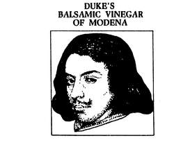 DUKE'S BALSAMIC VINEGAR OF MODENA logo