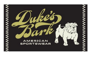 DUKE'S BARK AMERICAN SPORTSWEAR logo