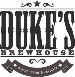 DUKE'S BREWHOUSE WINGS SPORTS SPIRITS logo