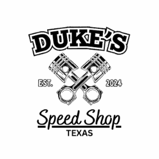 DUKE'S SPEED SHOP TEXAS EST. 2024 logo
