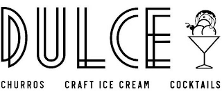 DULCE CHURROS CRAFT ICE CREAM COCKTAILS logo