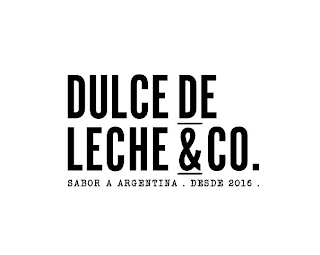 DULCE DE LECHE & CO. SABOR A ARGENTINA. DESDE 2016. logo