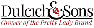 DULCICH & SONS GROWER OF THE PRETTY LADY BRAND logo
