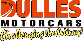 DULLES MOTOR CARS CHALLENGING THE ORDINARY! logo