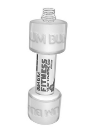 DUM DUM FITNESS WATER+L-CARNITINE 1000 RED FRUITS 0% SUGAR NO COLORING OR ARTIFICIAL FLAVORING logo