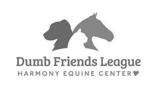 DUMB FRIENDS LEAGUE HARMONY EQUINE CENTER logo