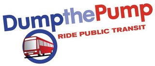 DUMP THE PUMP RIDE PUBLIC TRANSIT logo
